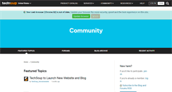 Desktop Screenshot of forums.techsoup.org